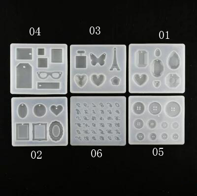 6 Designs Silicone Resin Mold  - огляд і ціна Silicone Epoxy Resin Molds Set
