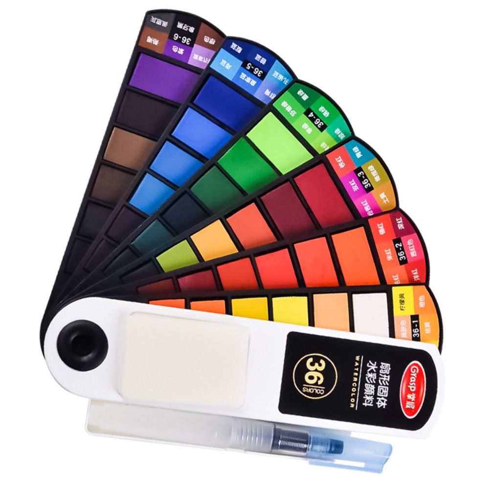 Portable Folding Watercolor Pa - огляд і ціна Watercolor Paint Set Solid Pigment