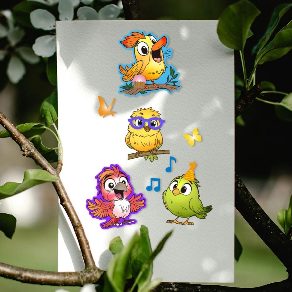 Funny Bird Clear Stamps for Sc - огляд і ціна Clear Silicone Stamps For Card Making