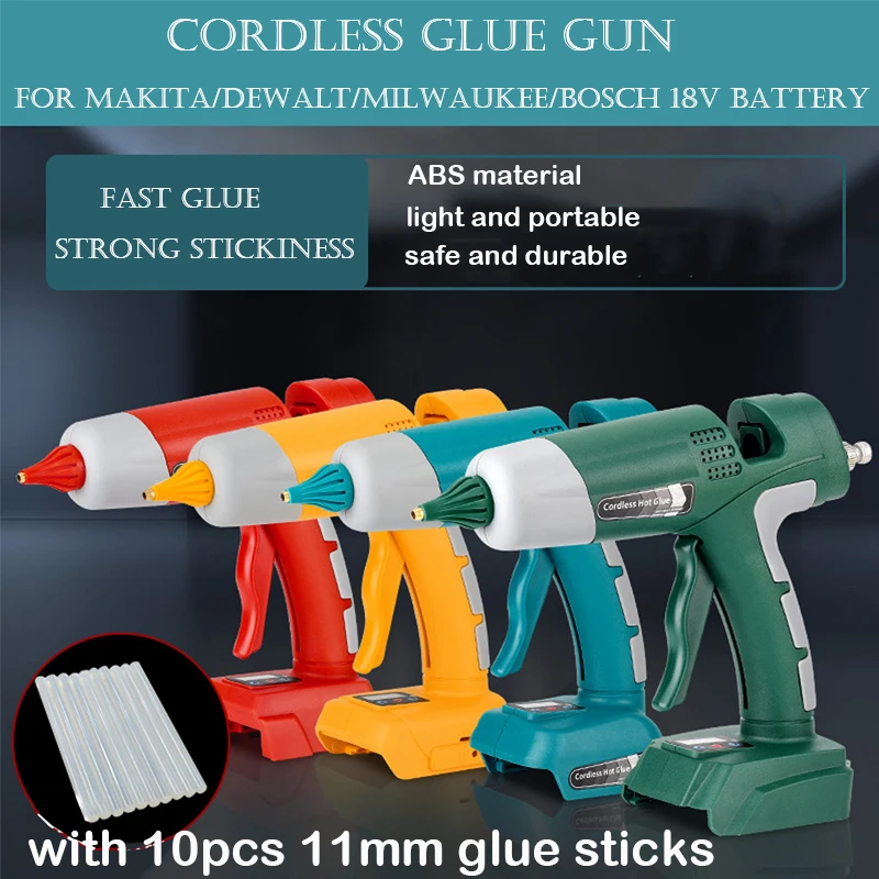 100W Cordless Hot Melt Glue Gu - огляд і ціна Hot Melt Glue Gun Cordless