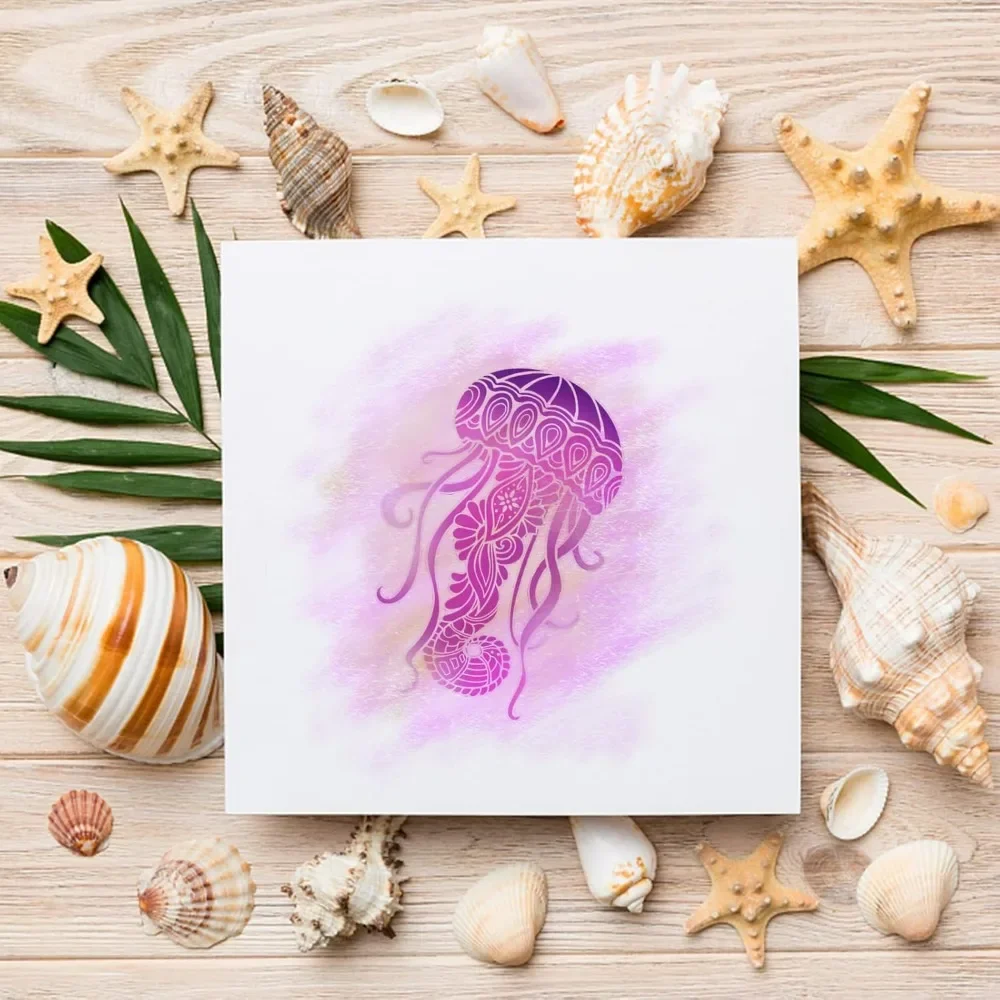 Ocean Life Clear Stamps Marine - огляд і ціна Clear Silicone Stamps For Card Making