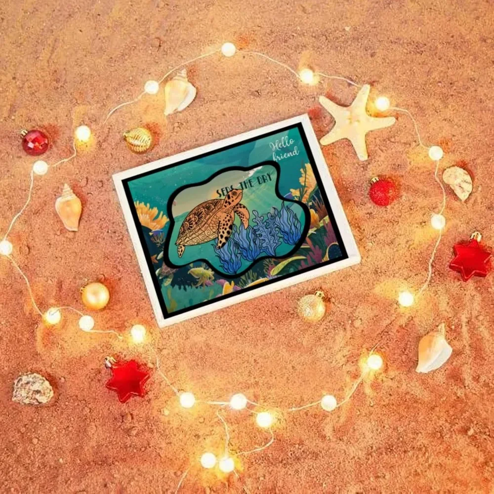 Ocean Life Clear Stamps Marine - огляд і ціна Clear Silicone Stamps For Card Making