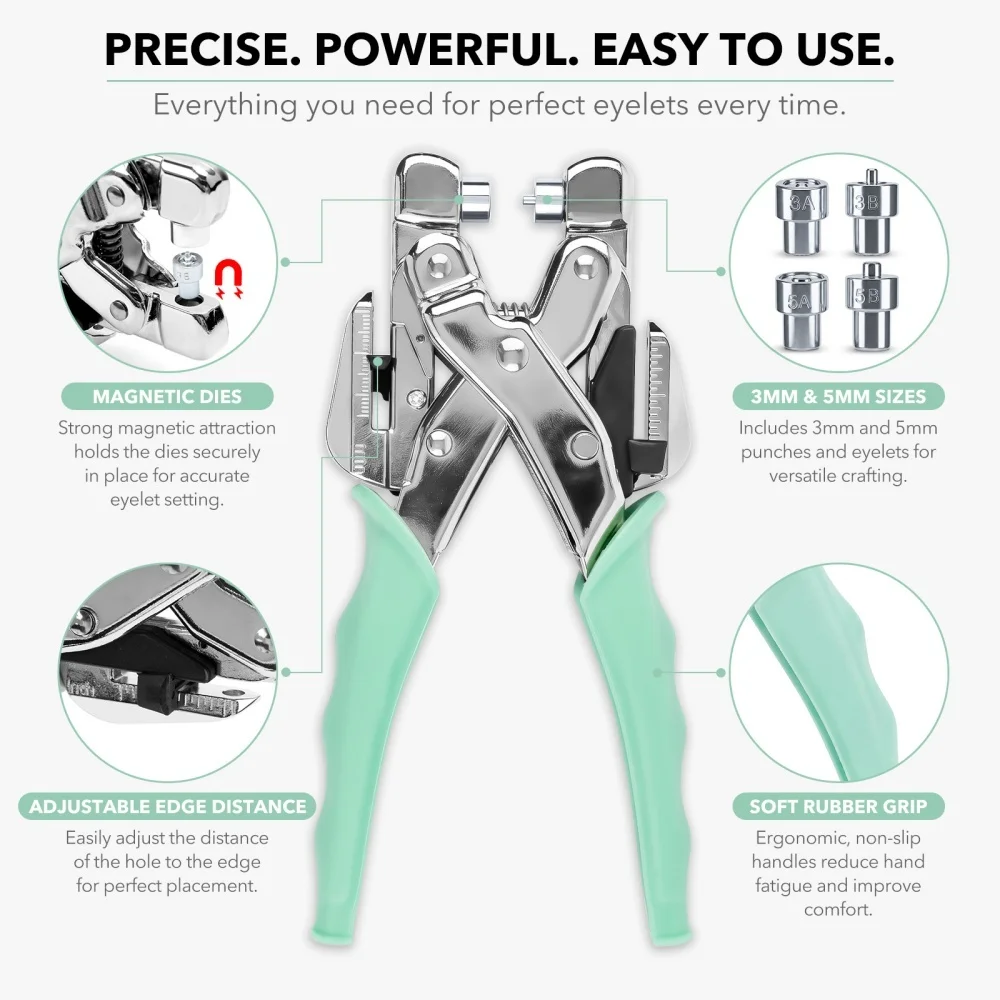 Grommet Tool Kit Handheld Hole - огляд і ціна Sewing