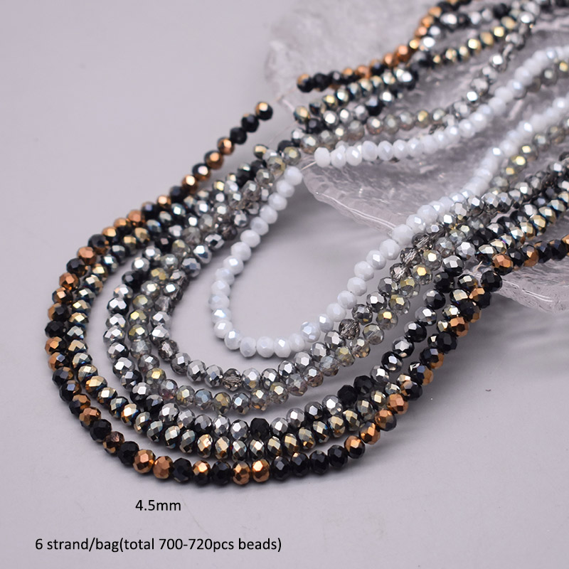 Color Scheme 6 strand/bag 4mm  - огляд і ціна Glass Seed Beads 2Mm Jewelry Making