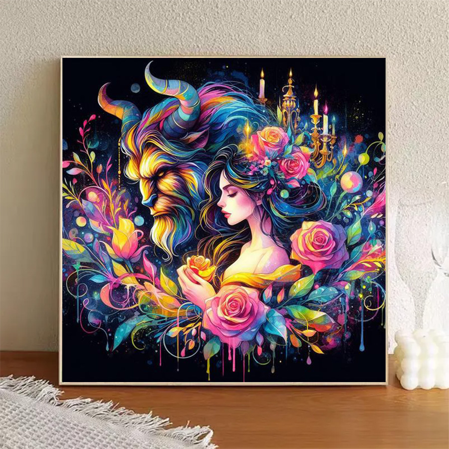 1 piece - Potdemiel-5D-DIY - F - огляд і ціна 5D Diamond Painting Kit Full Drill