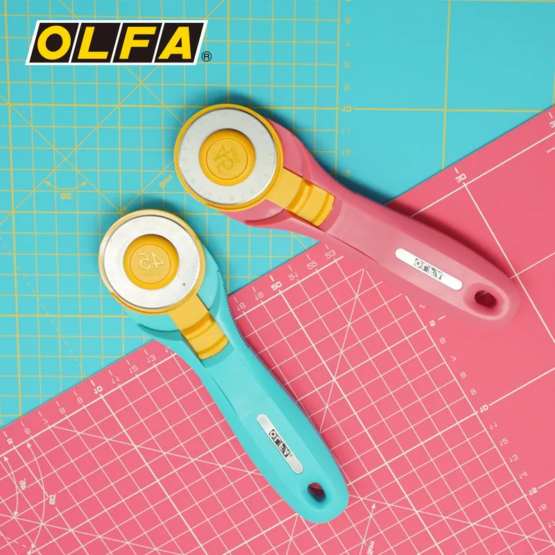 Olfa RTY-2/C 45mm Rotary Pinkl - огляд і ціна Rotary Cutter For Fabric 45Mm