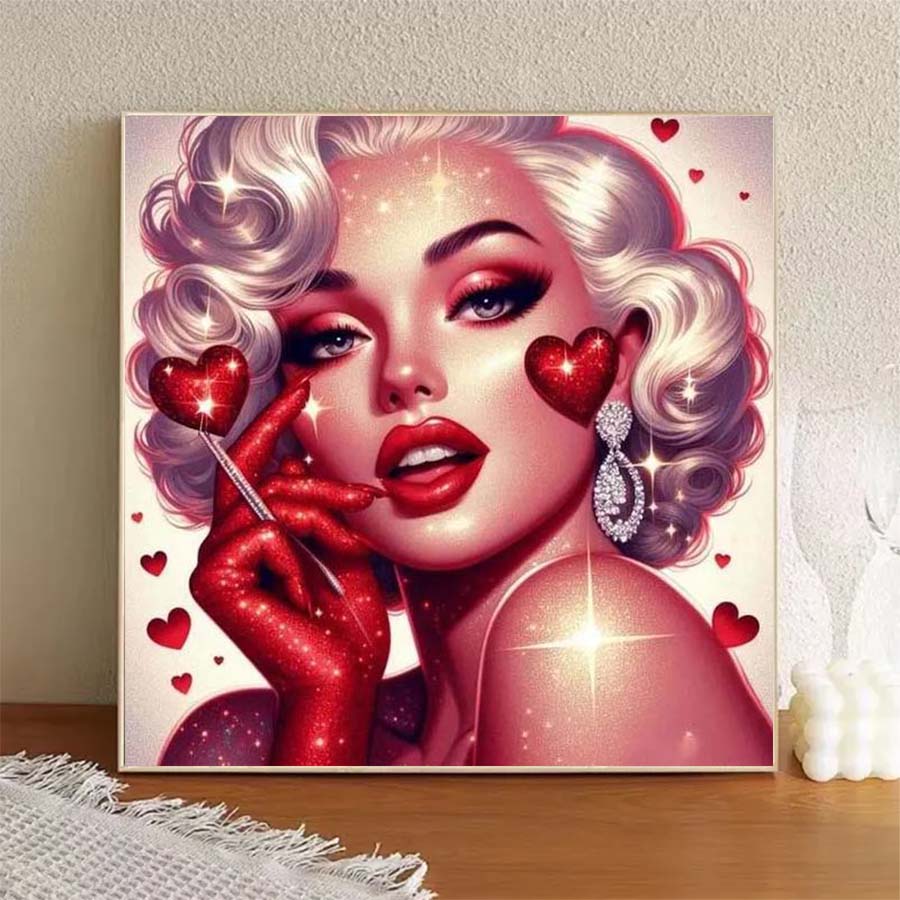 1 piece 5D DIY flocking cloth, - огляд і ціна 5D Diamond Painting Kit Full Drill
