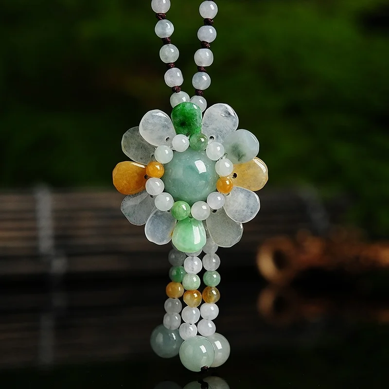 Certified Burmese Jade Sunflow - огляд і ціна Beading