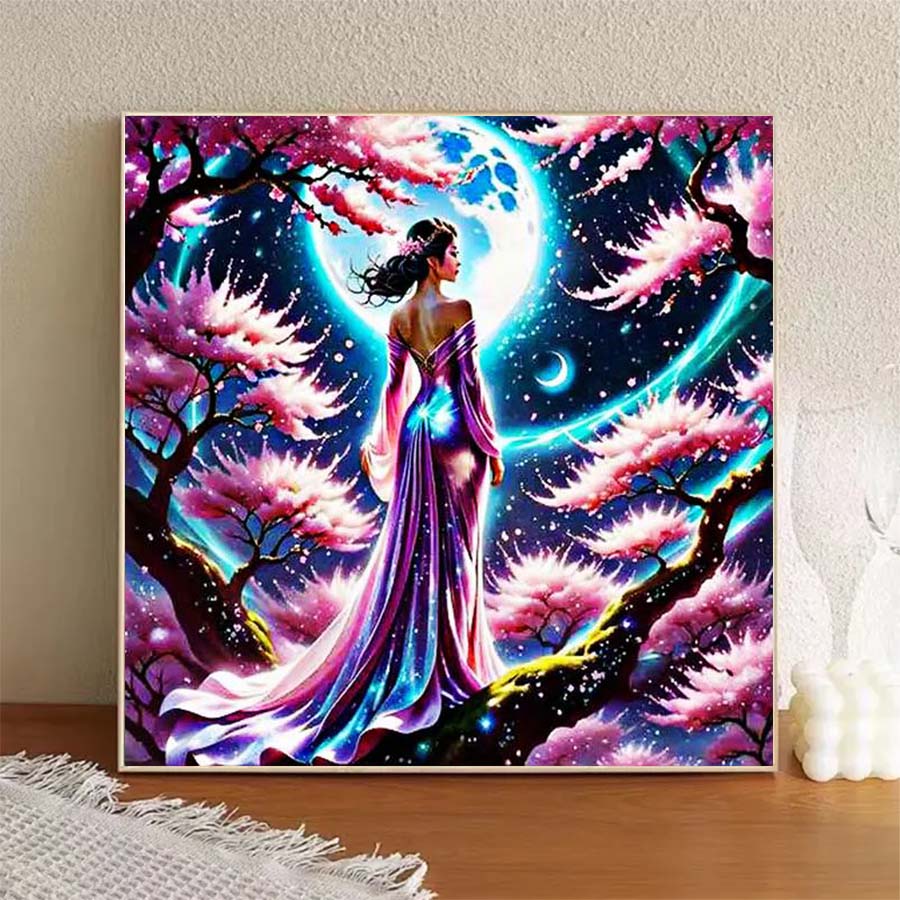 1 piece 5D DIY flocking cloth, - огляд і ціна 5D Diamond Painting Kit Full Drill