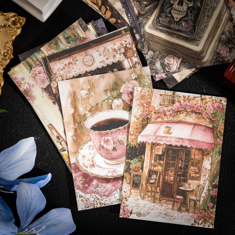 JIANQI 100Pcs Retro Handmade P - огляд і ціна Vintage Junk Journal Scrapbooking Paper