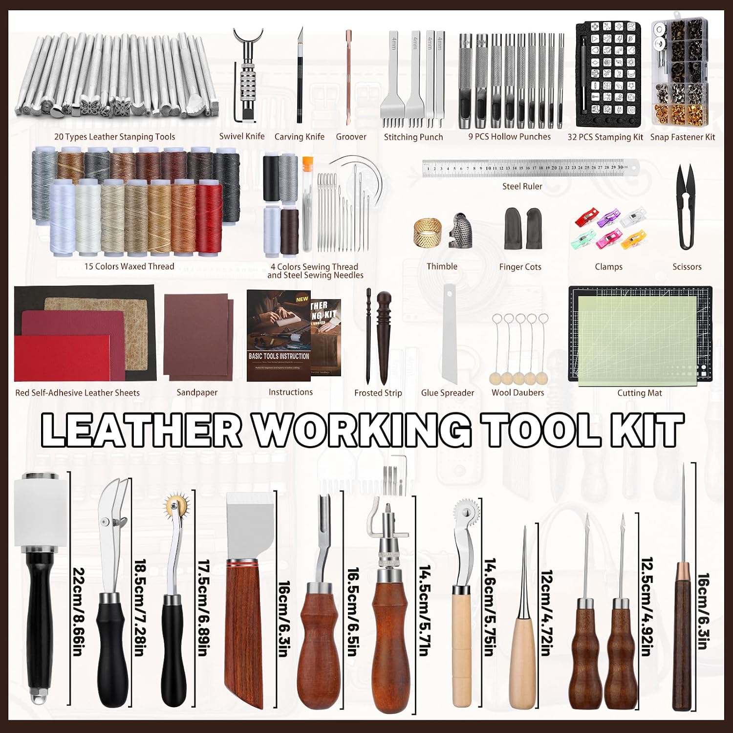 Leather Working Kit, Leather W - огляд і ціна Sewing
