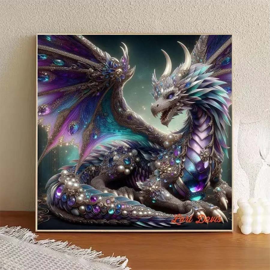 1 piece 5D DIY flocking cloth, - огляд і ціна 5D Diamond Painting Kit Full Drill