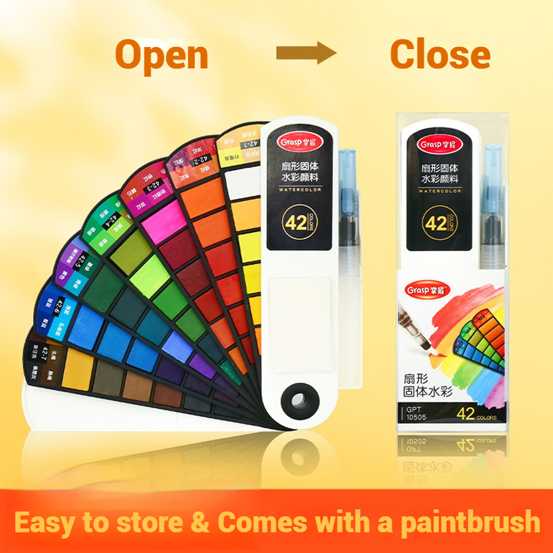 18/24/42/60 Solid Watercolor P - огляд і ціна Watercolor Paint Set Solid Pigment