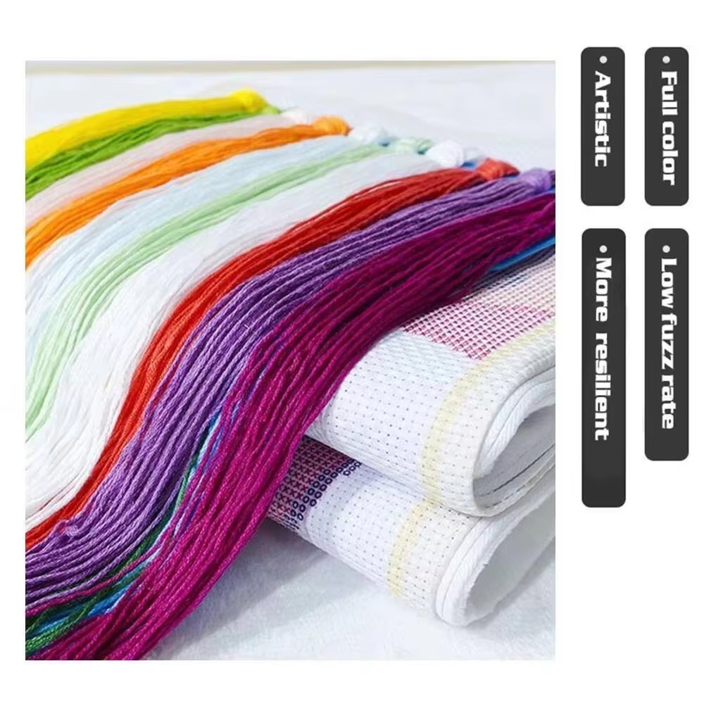 Photo Custom Embroidery Kits 1 - огляд і ціна Cotton Embroidery Thread Skeins